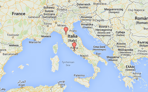 Alacritas operating premises in Italy are sited in Prato and Rome